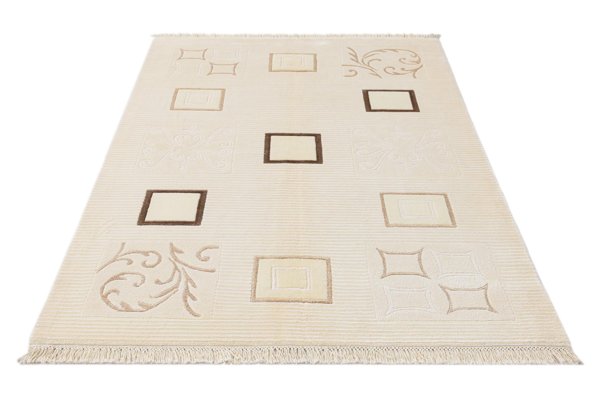 4' 1 x 6' Hand Knotted Darya Wool Rug