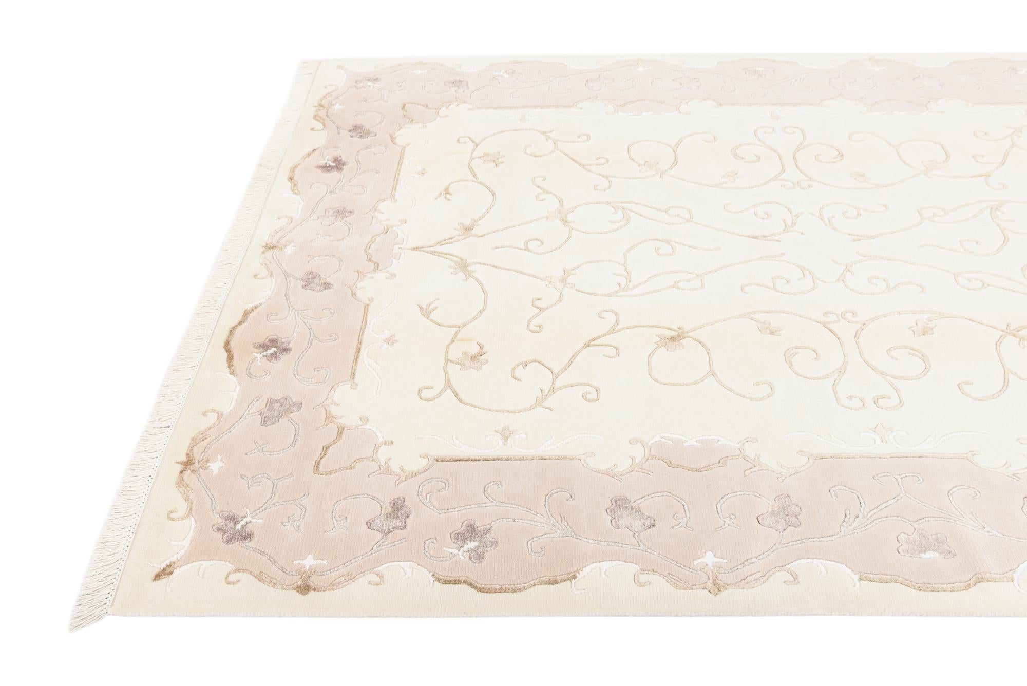 5' 7 x 7' 9 Hand Knotted Darya Wool Rug
