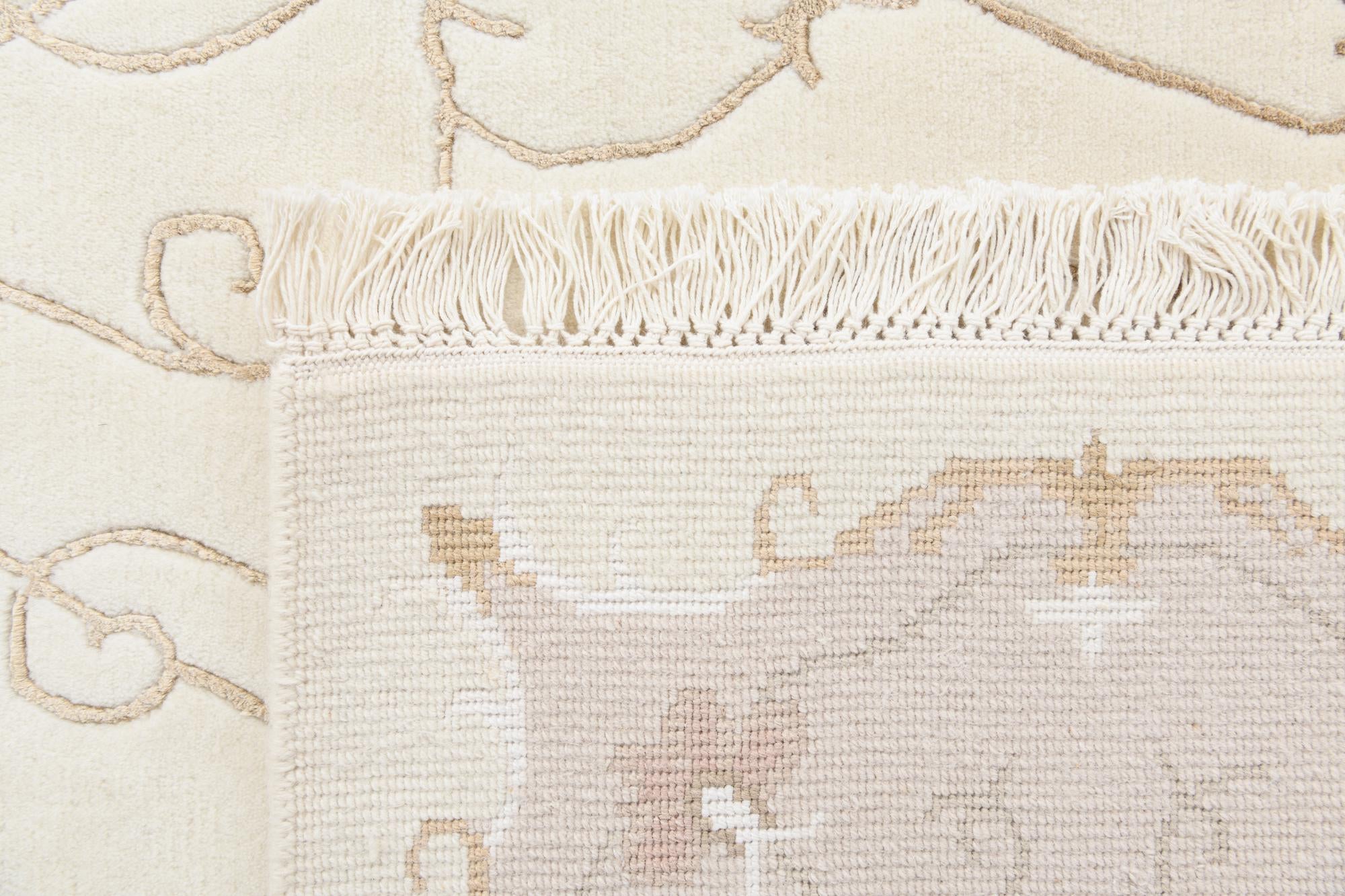5' 7 x 7' 9 Hand Knotted Darya Wool Rug