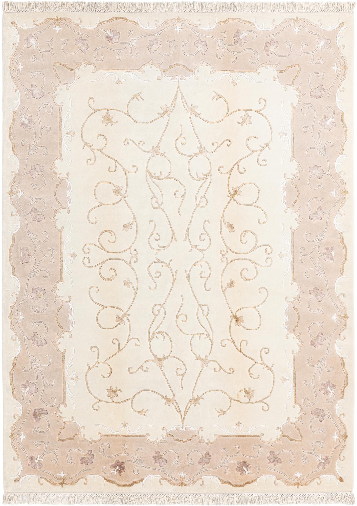 5' 7 x 7' 9 Hand Knotted Darya Wool Rug