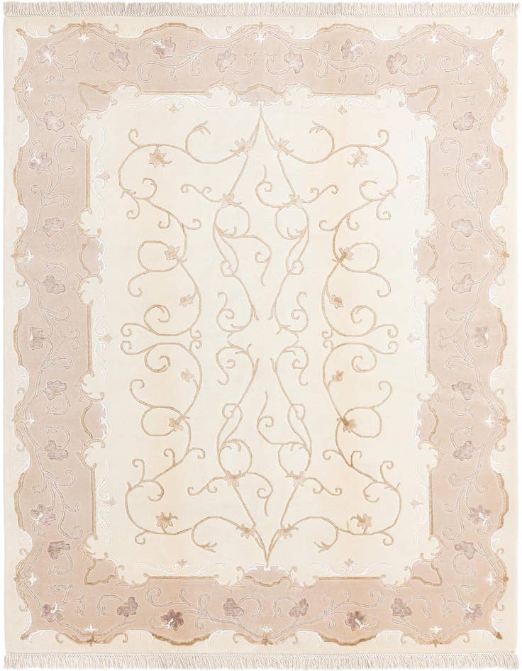 Detail image of 5' 7 x 7' 9 Hand Knotted Darya Wool Rug