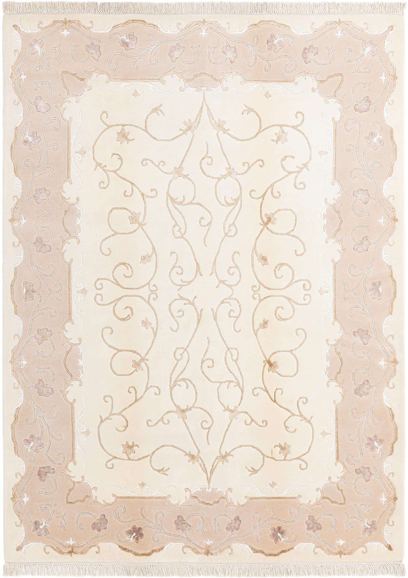 5' 7 x 7' 9 Hand Knotted Darya Wool Rug