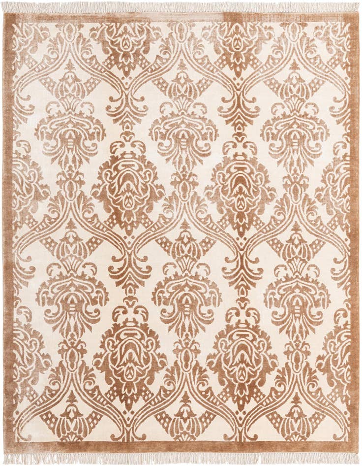 Detail image of 5' 10 x 7' 10 Hand Knotted Darya Wool Rug