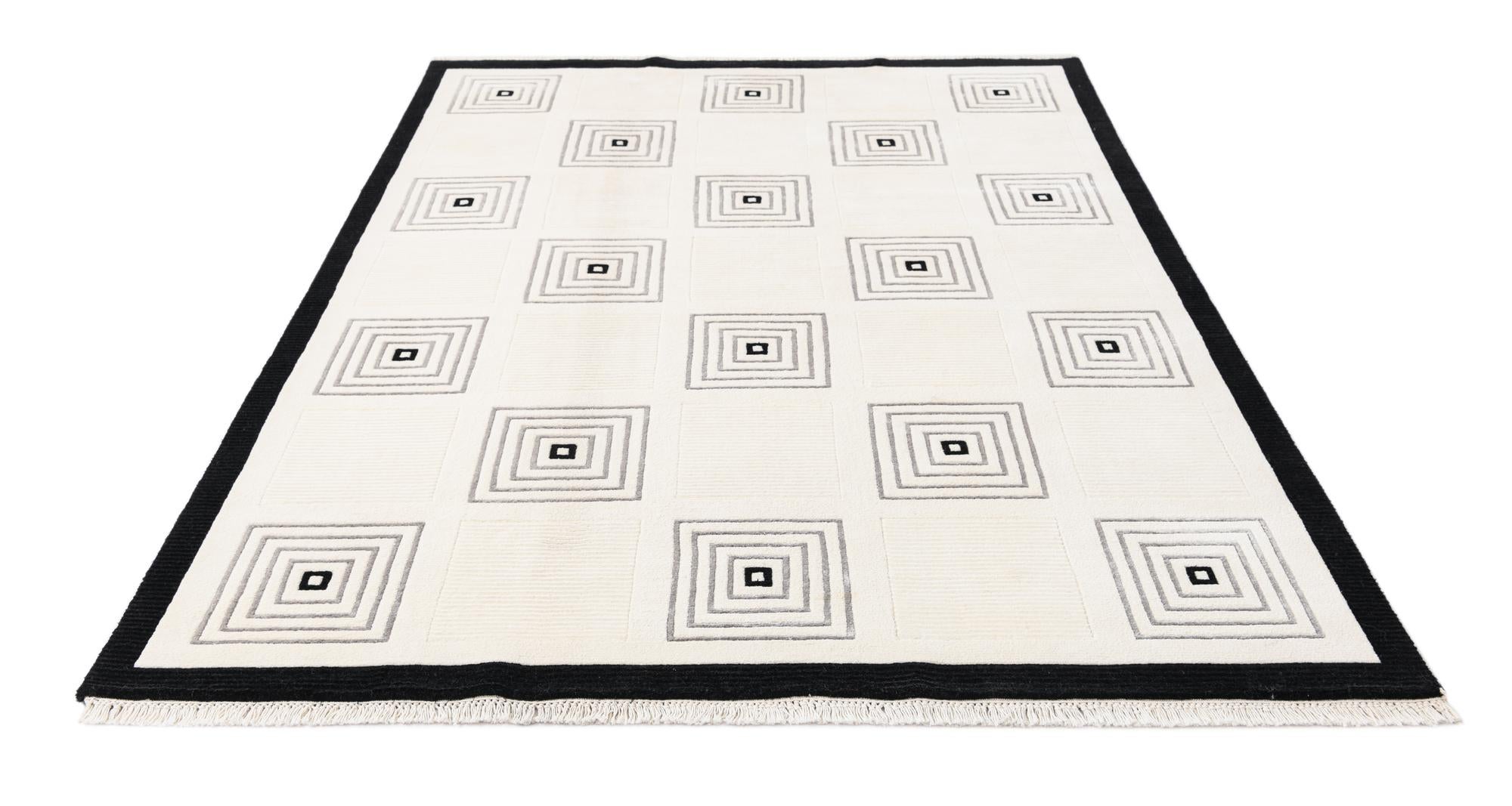 5' 6 x 7' 10 Hand Knotted Darya Wool Rug