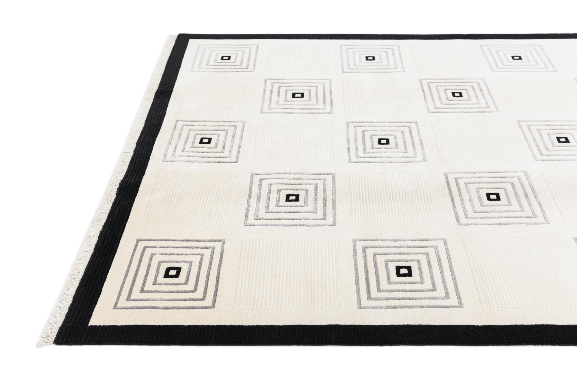 5' 6 x 7' 10 Hand Knotted Darya Wool Rug