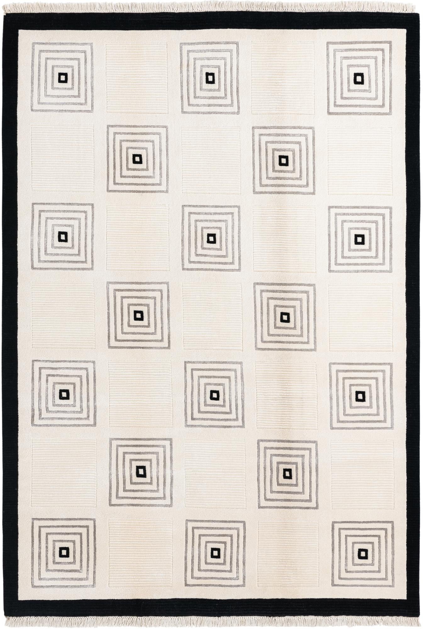 5' 6 x 7' 10 Hand Knotted Darya Wool Rug