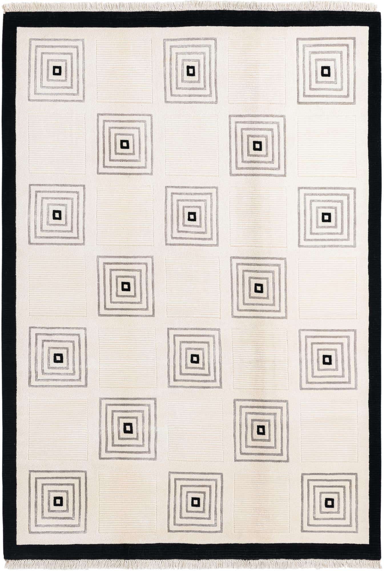 5' 6 x 7' 10 Hand Knotted Darya Wool Rug