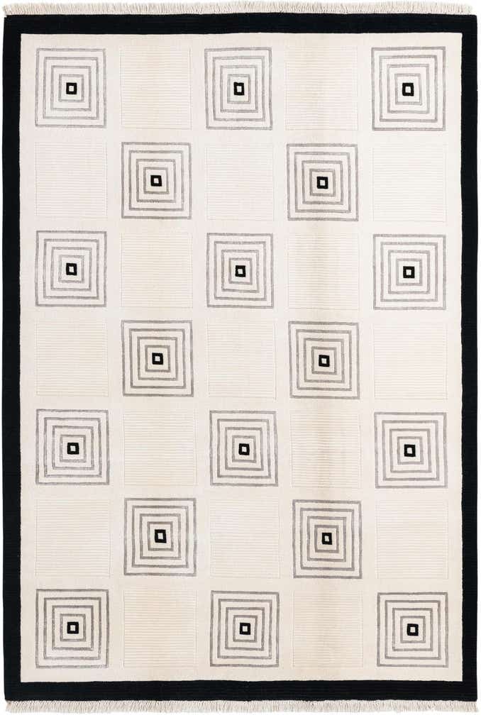 5' 6 x 7' 10 Hand Knotted Darya Wool Rug