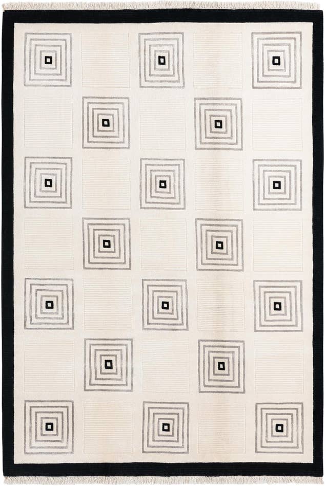 Detail image of 5' 6 x 7' 10 Hand Knotted Darya Wool Rug