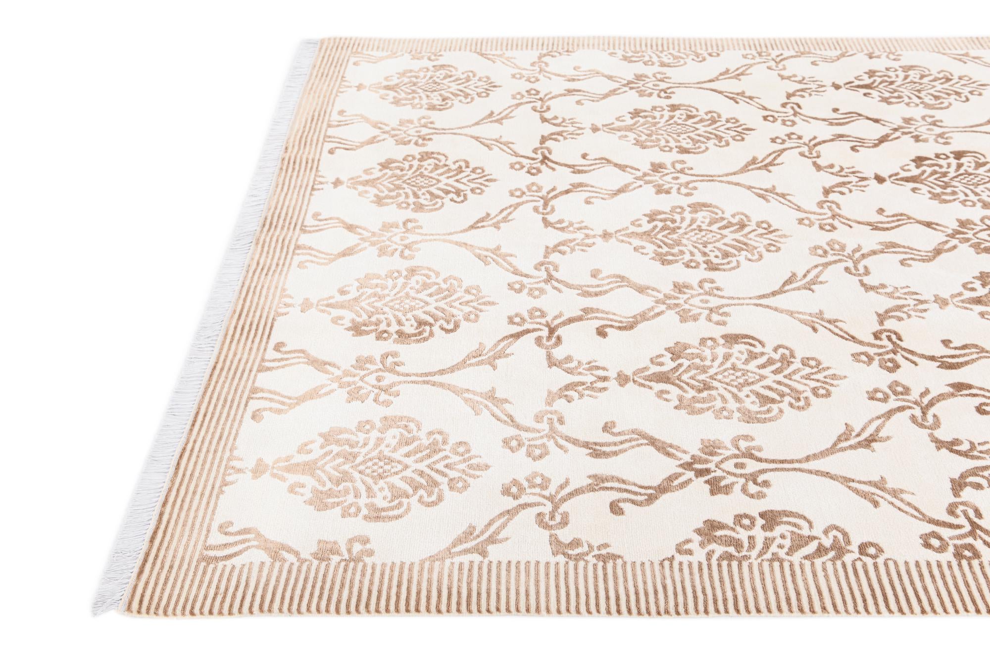 5' 10 x 8' 2 Hand Knotted Darya Wool Rug