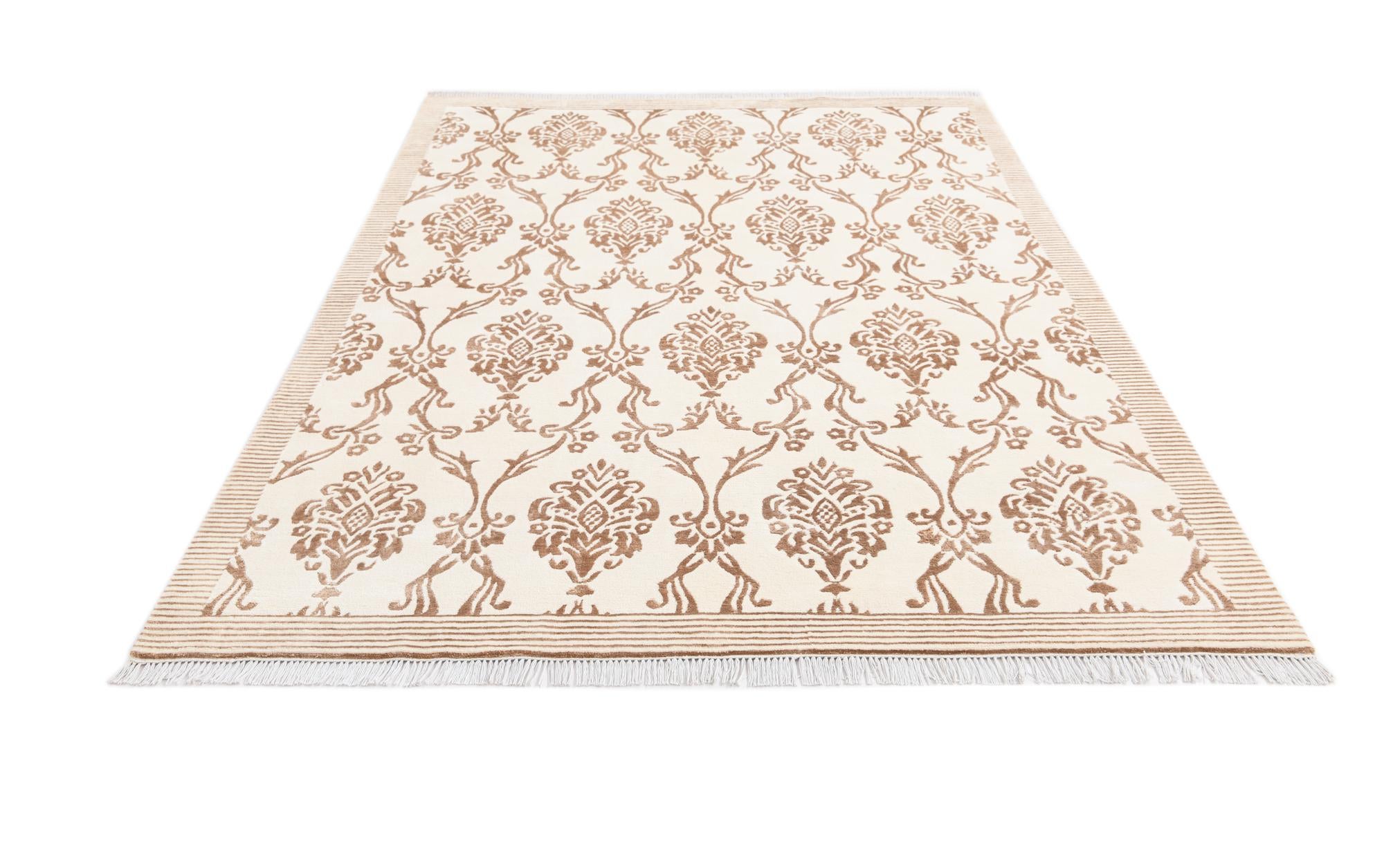 5' 9 x 8' 2 Hand Knotted Darya Wool Rug