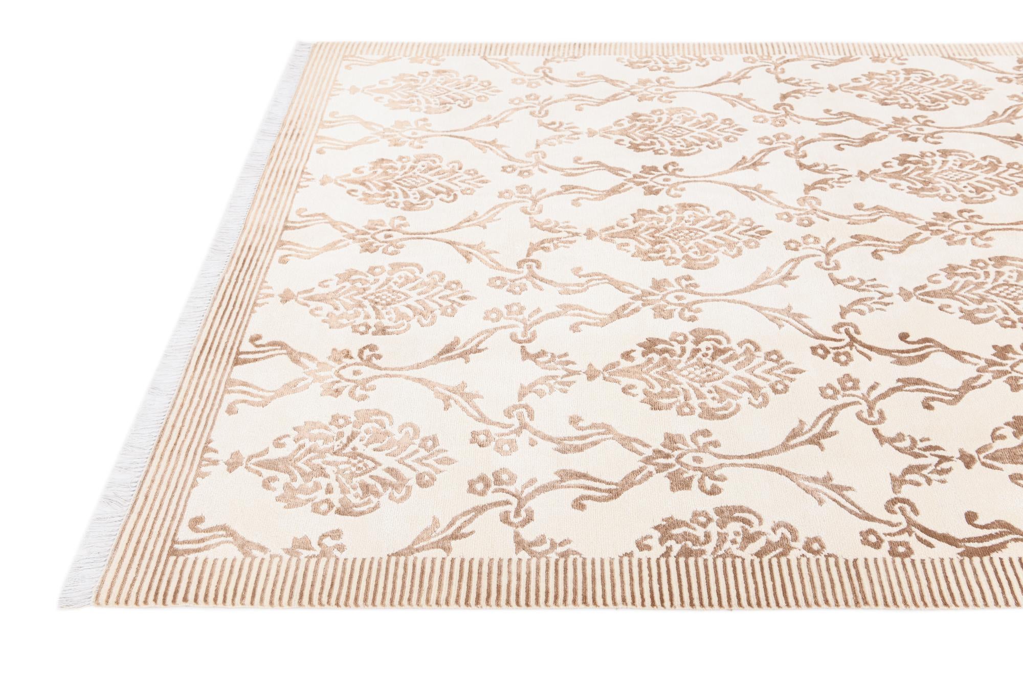 5' 9 x 8' 2 Hand Knotted Darya Wool Rug