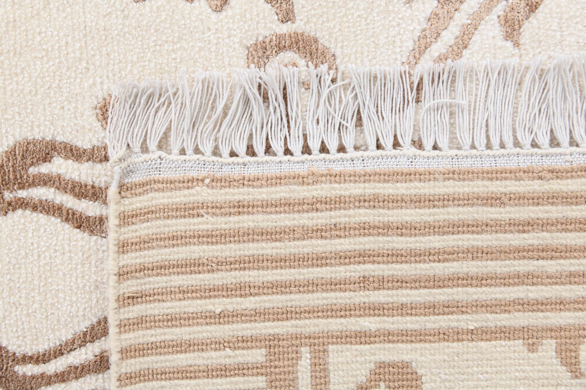 5' 9 x 8' 2 Hand Knotted Darya Wool Rug