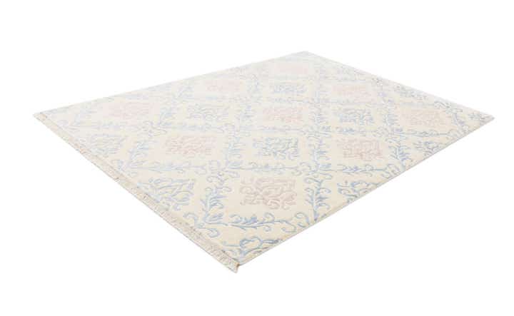 5' 7 x 7' 10 Hand Knotted Darya Wool Rug