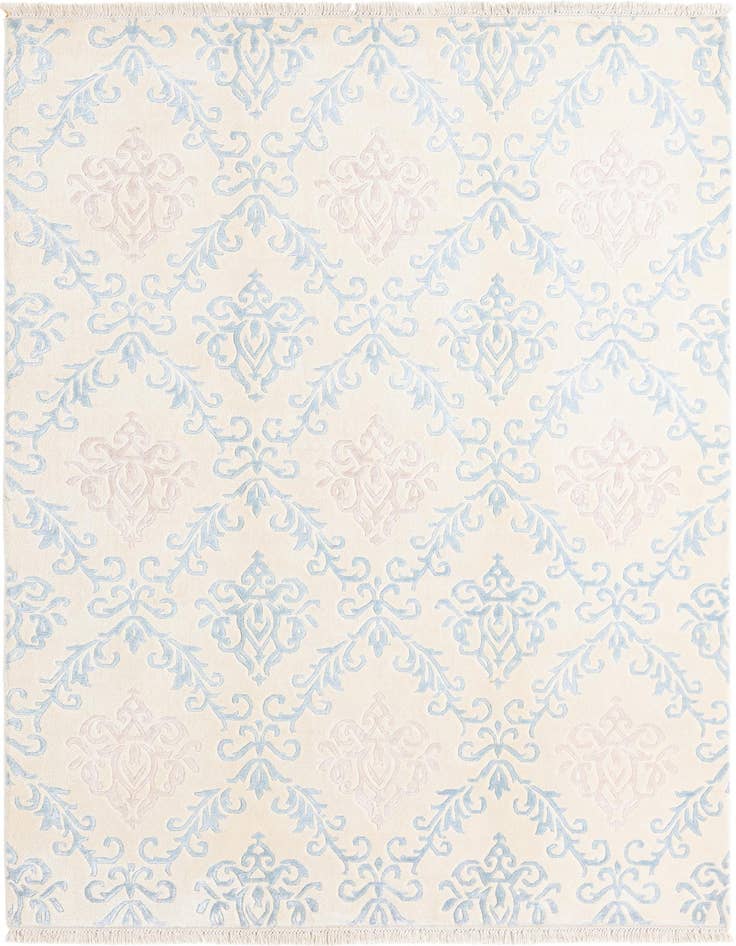 Detail image of 5' 7 x 7' 10 Hand Knotted Darya Wool Rug