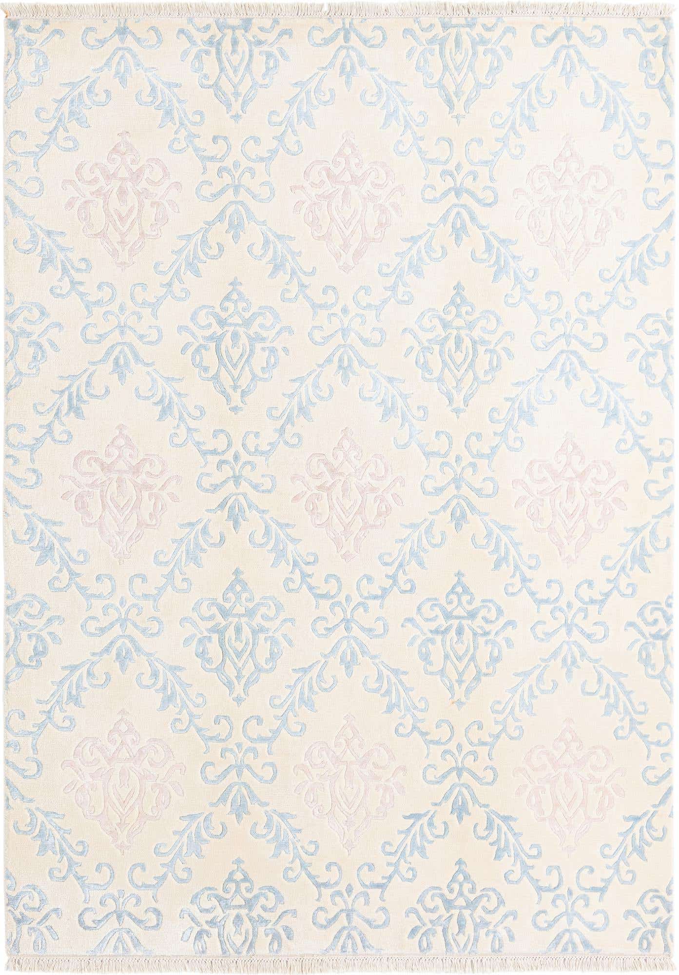 5' 7 x 7' 10 Hand Knotted Darya Wool Rug