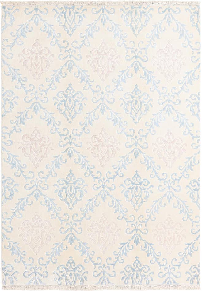 Detail image of 5' 7 x 7' 10 Hand Knotted Darya Wool Rug