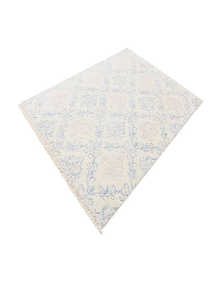 Detail image of 5' 7 x 7' 9  Hand Knotted Darya Wool Rug