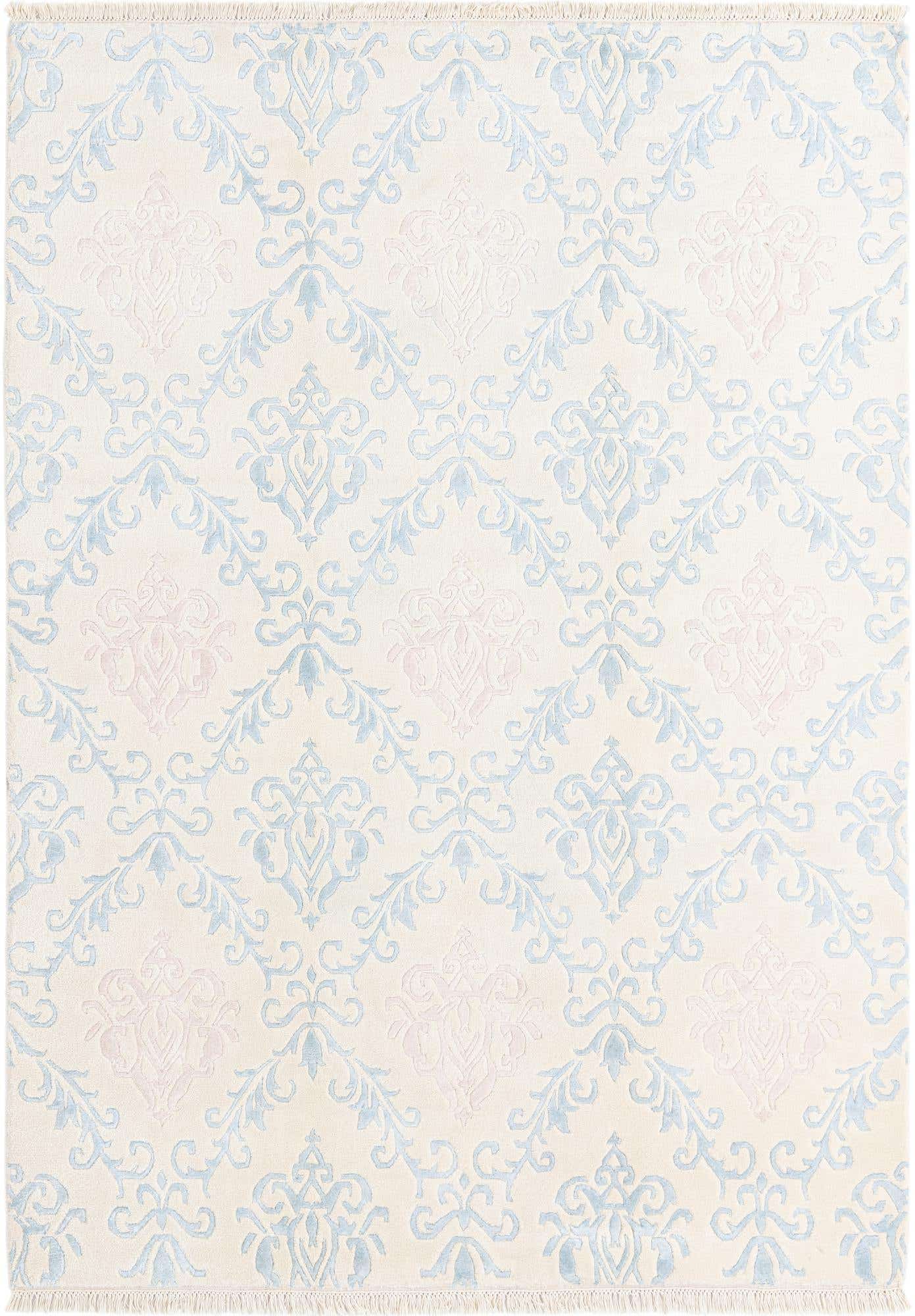 5' 7 x 7' 9 Hand Knotted Darya Wool Rug