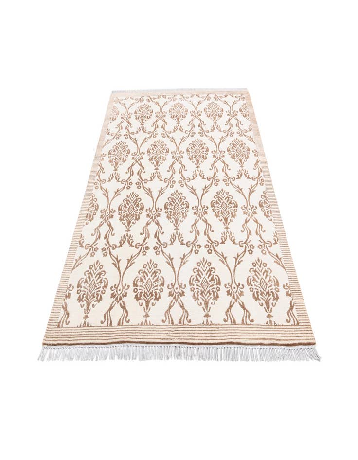 Detail image of 5' 9 x 8' 4  Hand Knotted Darya Wool Rug