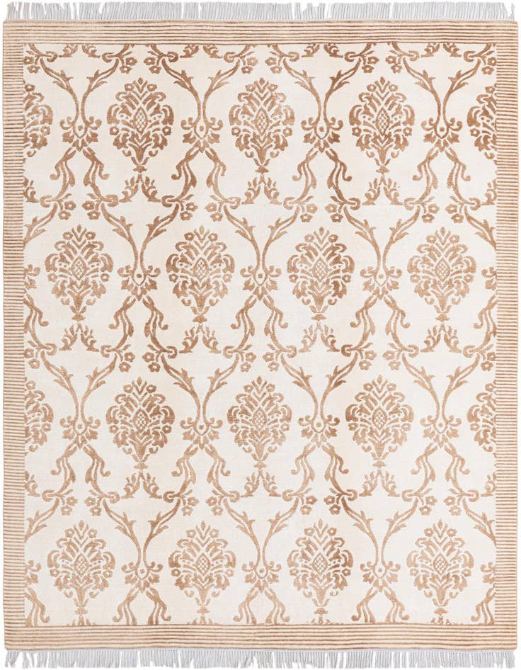 Detail image of 5' 9 x 8' 4 Hand Knotted Darya Wool Rug