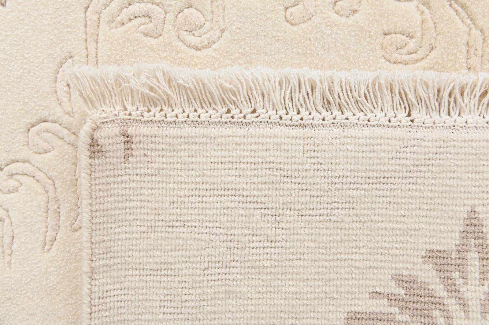 5' 7 x 7' 10 Hand Knotted Darya Wool Rug