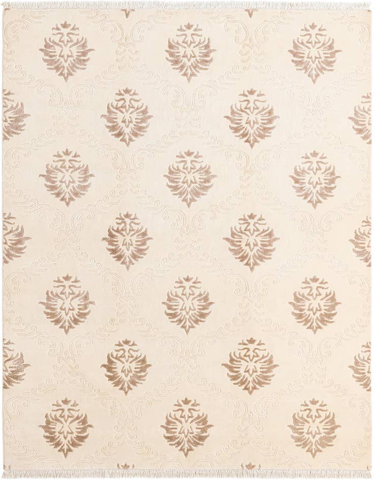 Detail image of 5' 7 x 7' 10 Hand Knotted Darya Wool Rug