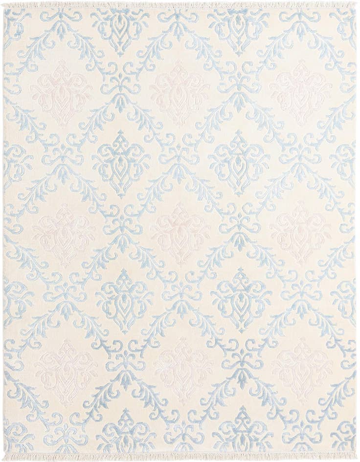 Detail image of 5' 7 x 7' 10 Hand Knotted Darya Wool Rug