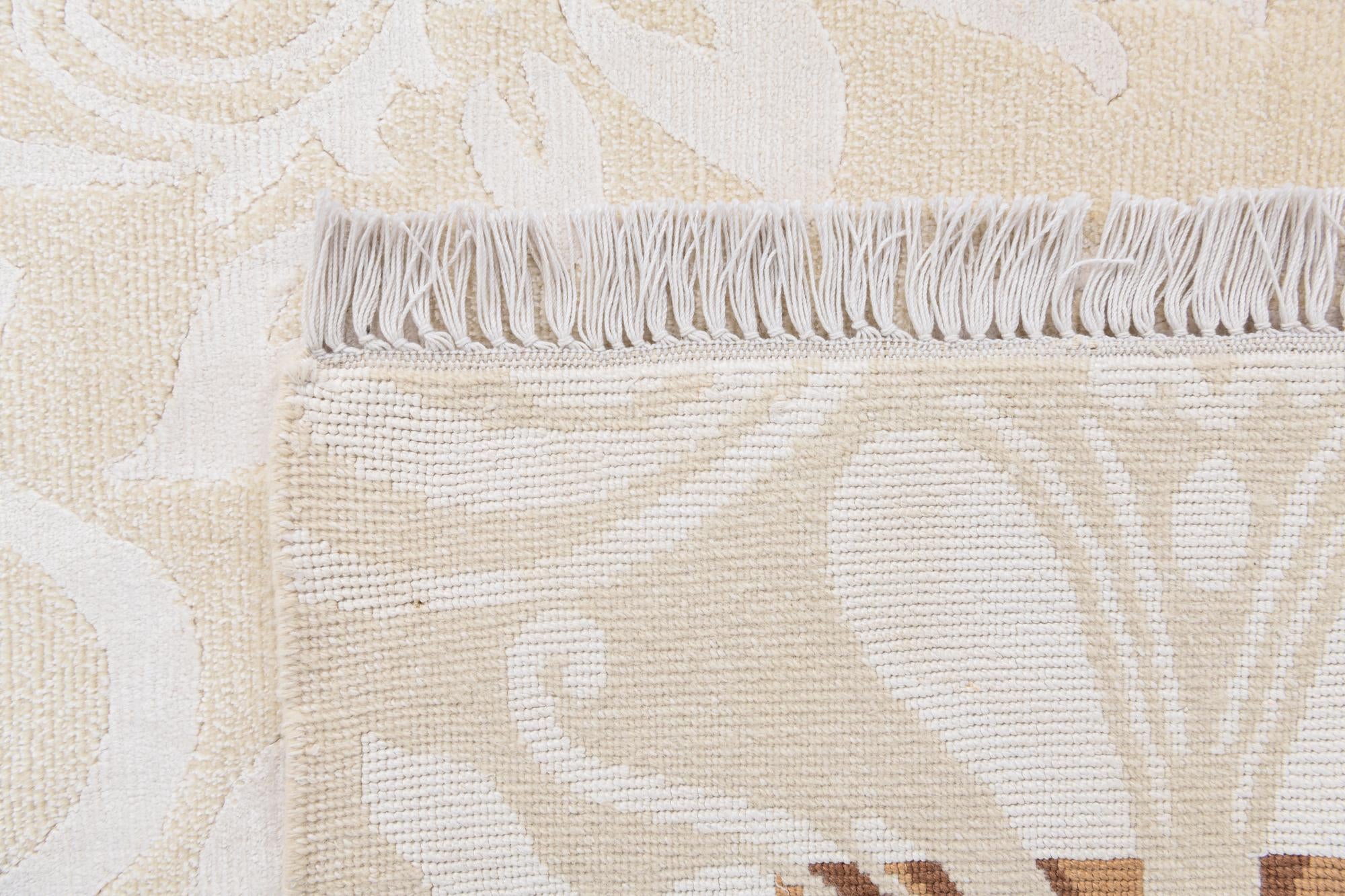 5' 9 x 8' Hand Knotted Darya Wool Rug