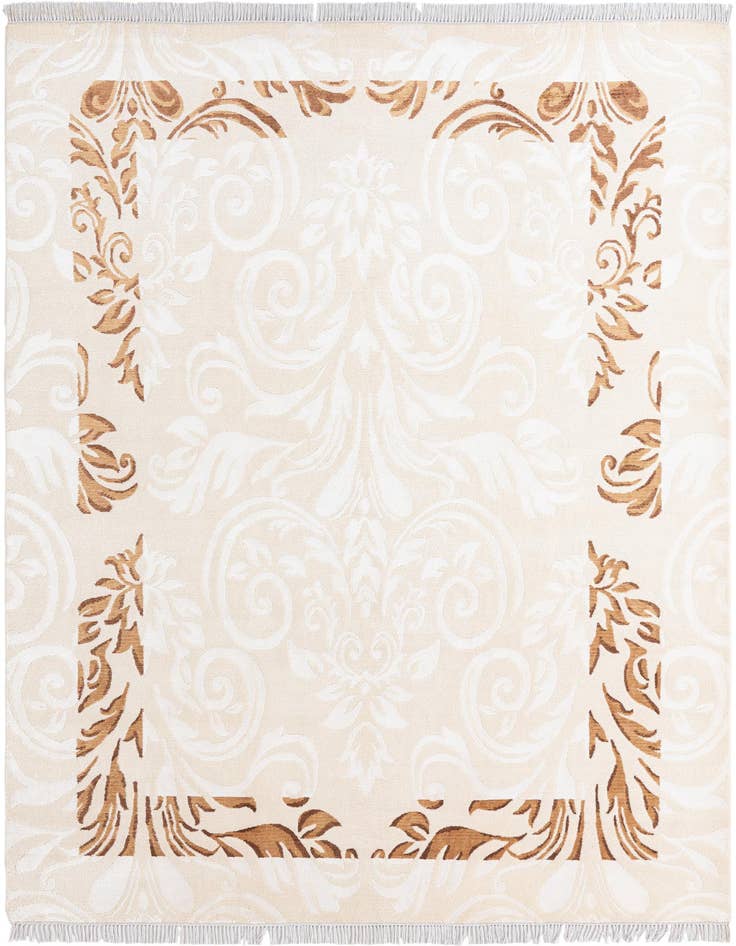 Detail image of 5' 9 x 8' Hand Knotted Darya Wool Rug