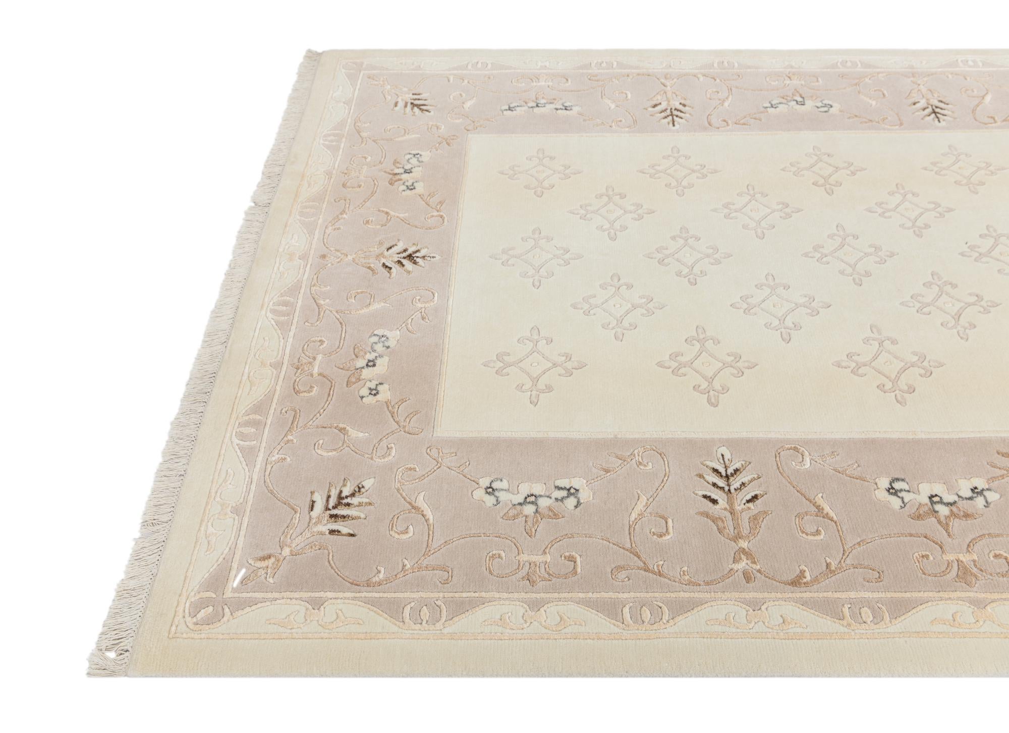 5' 7 x 8' Hand Knotted Darya Wool Rug