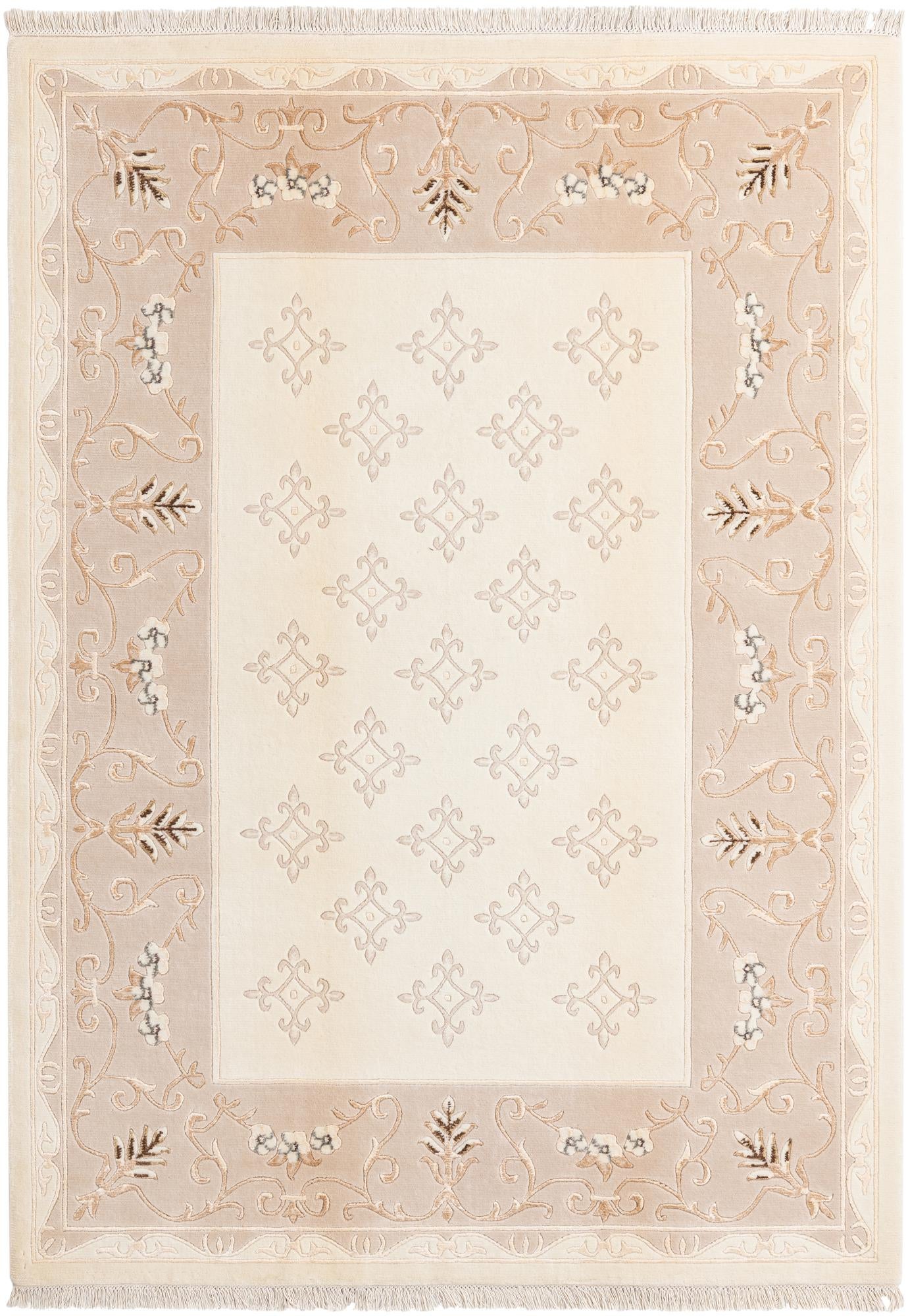 5' 7 x 8' Hand Knotted Darya Wool Rug
