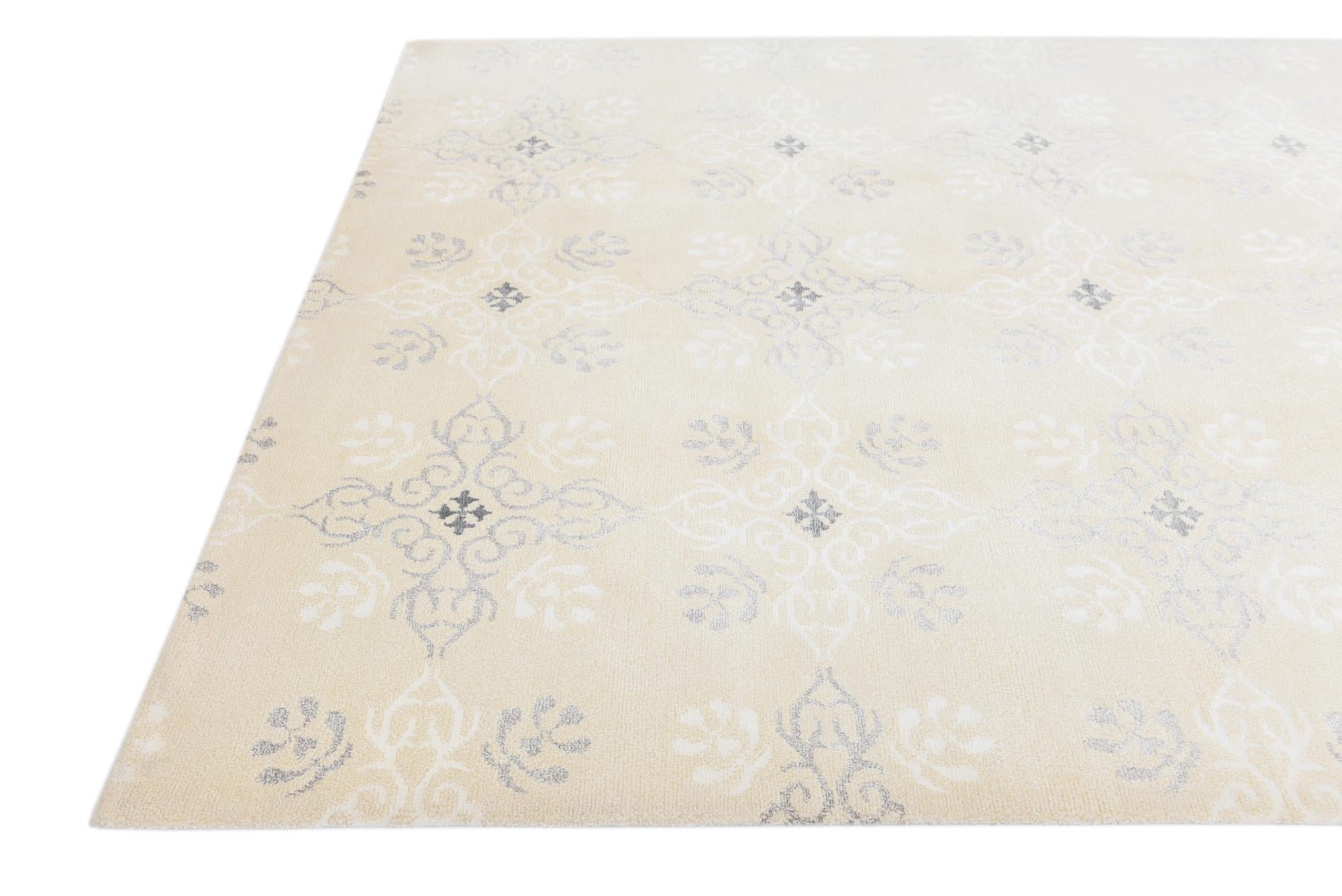 6' 1 x 8' Hand Knotted Darya Wool Rug