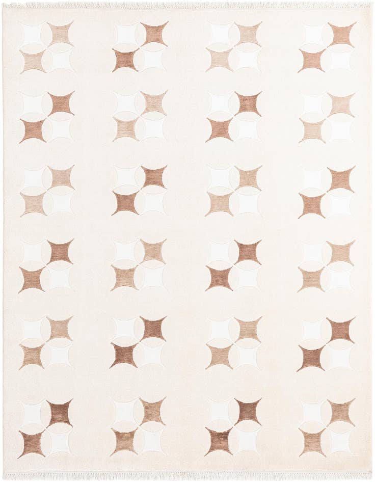 Detail image of 5' 5 x 8' Hand Knotted Darya Wool Rug