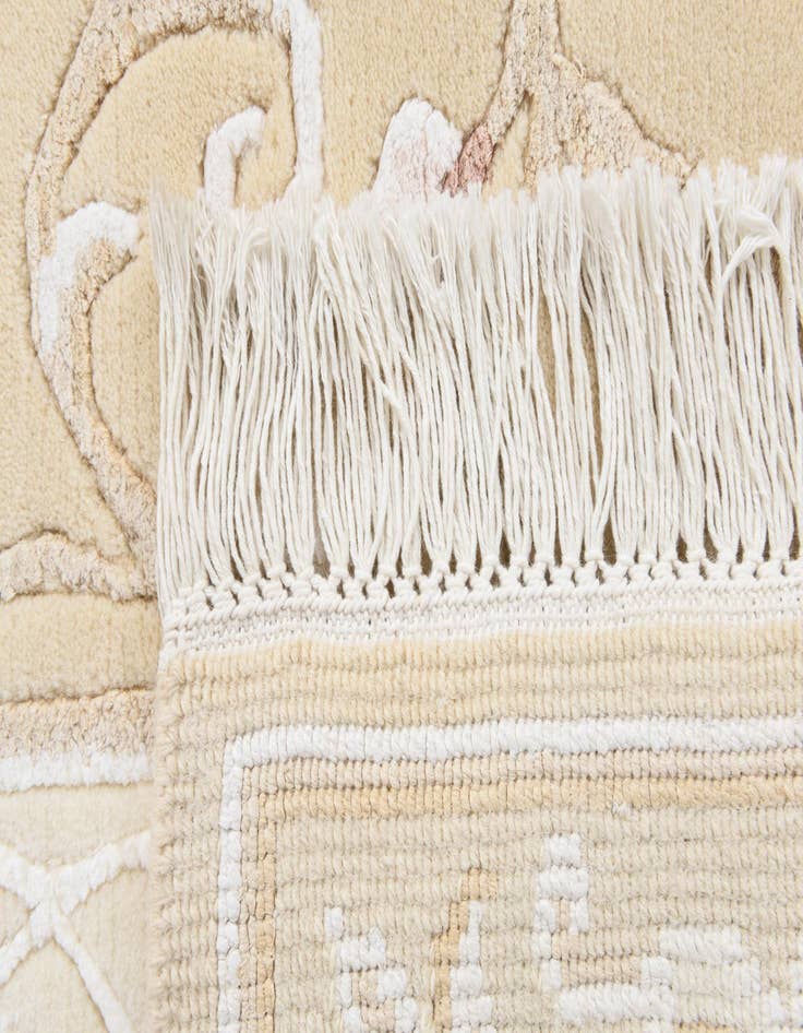 Detail image of 2' 9 x 5'  Hand Knotted Darya Wool Rug