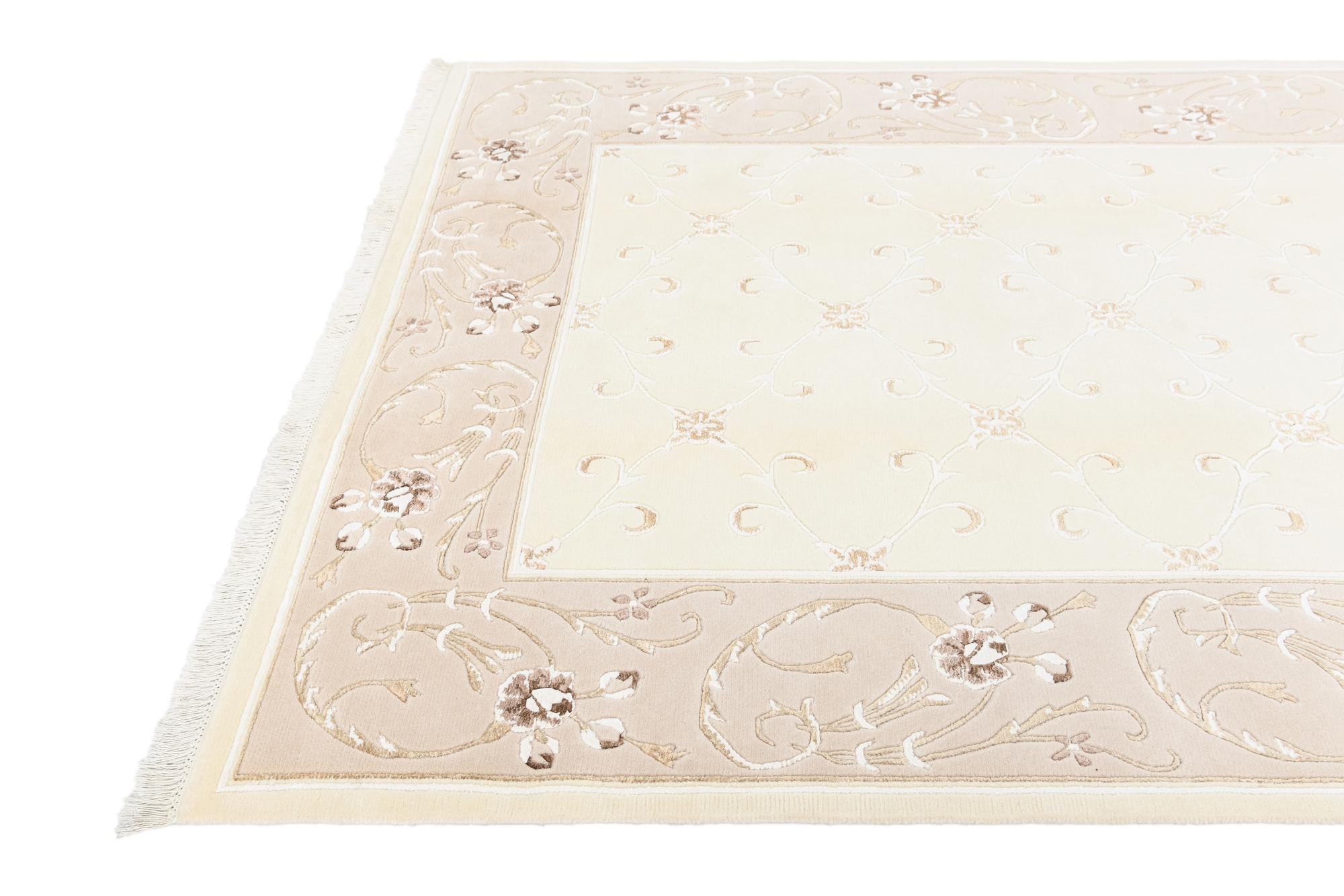 5' 9 x 8' Hand Knotted Darya Wool Rug