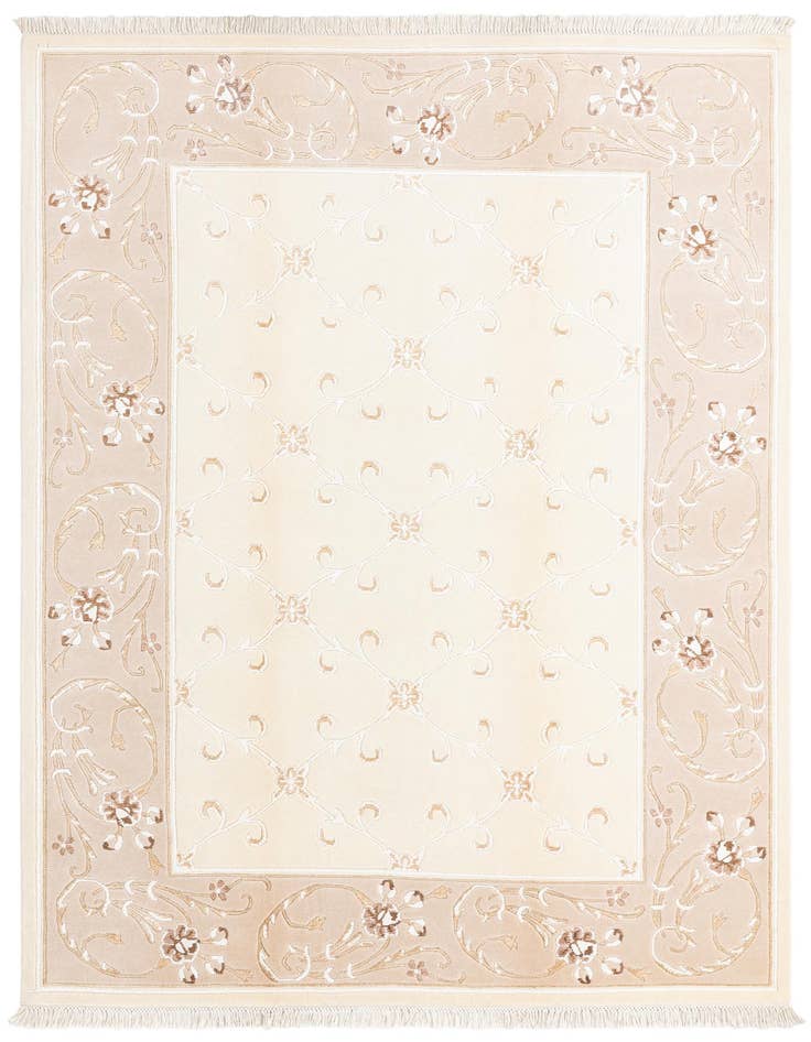 Detail image of 5' 9 x 8' Hand Knotted Darya Wool Rug