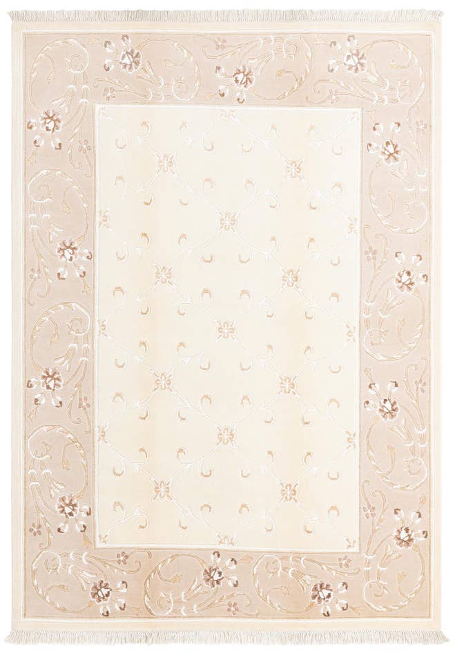 Detail image of 5' 9 x 8' Hand Knotted Darya Wool Rug
