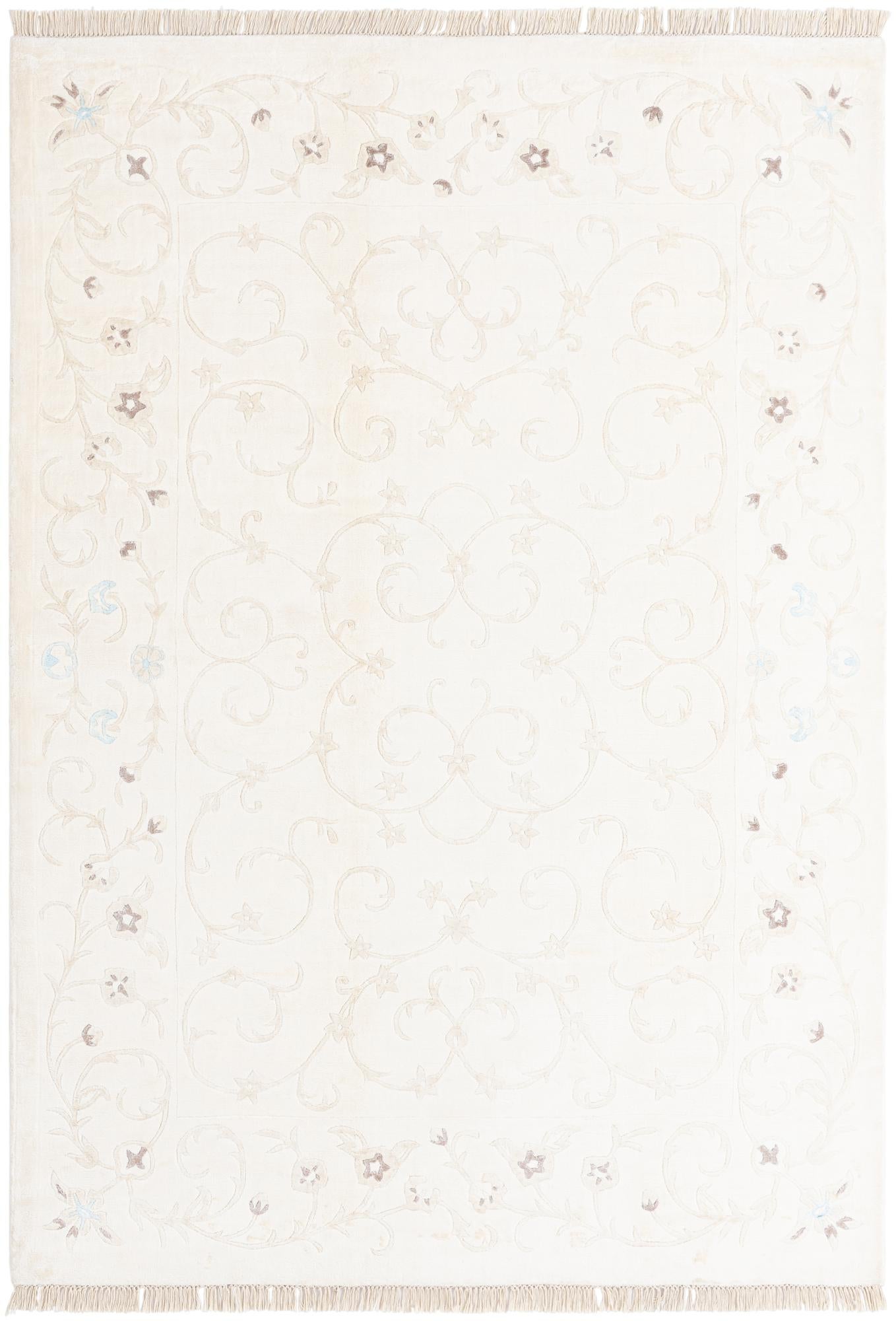 5' 7 x 7' 10 Hand Knotted Darya Wool Rug