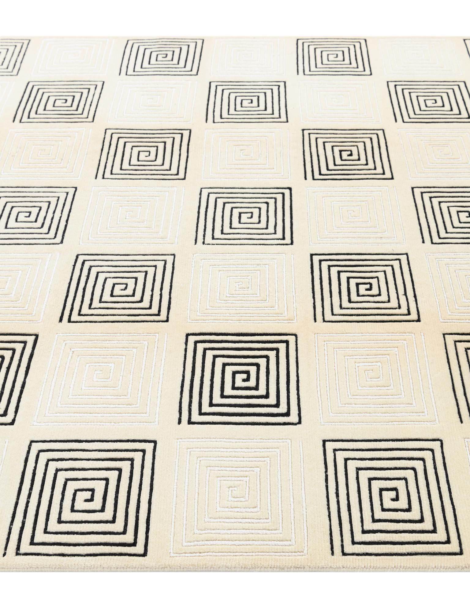 5' 7 x 8' Hand Knotted Darya Wool Rug