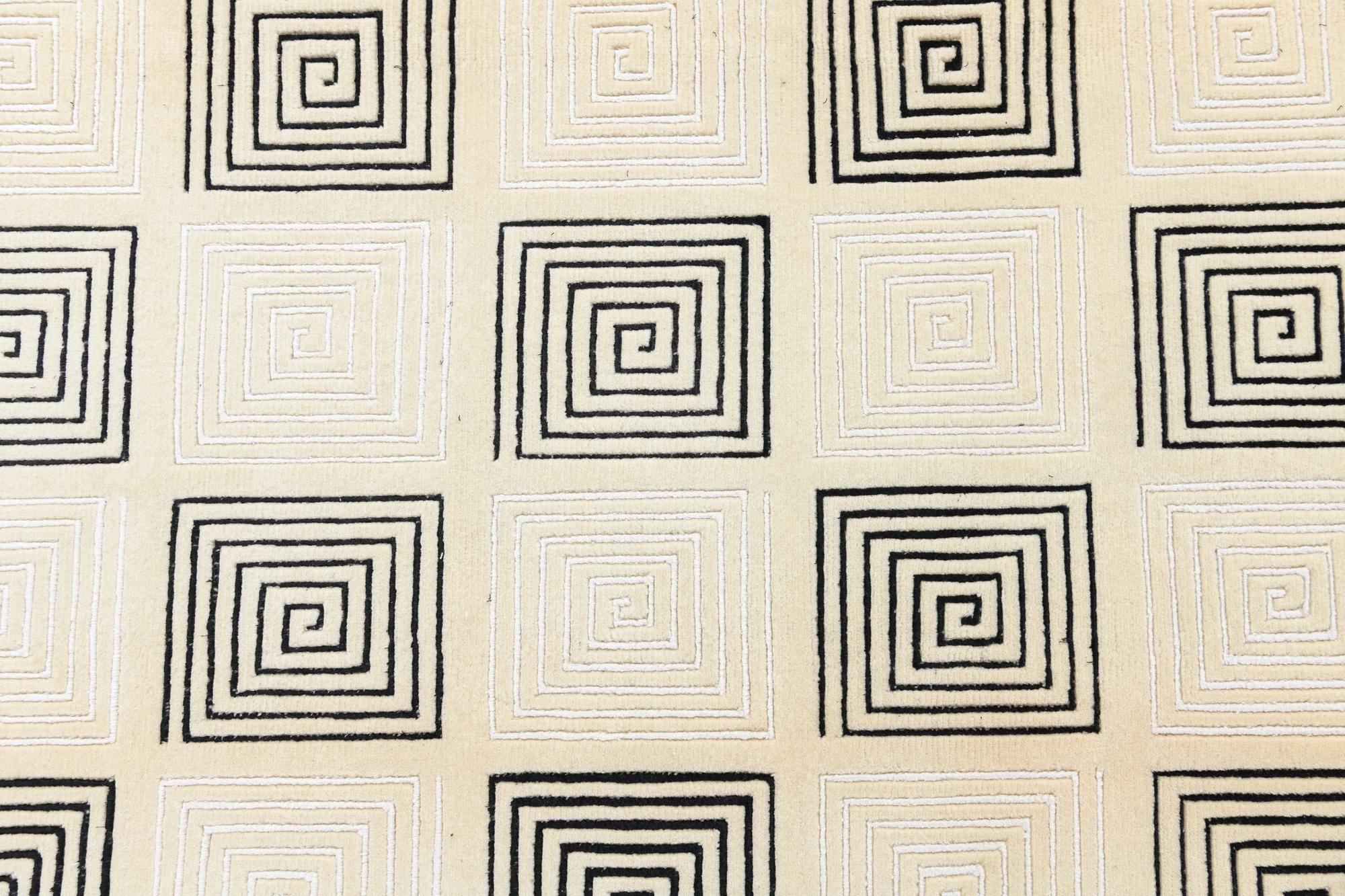 5' 7 x 8' Hand Knotted Darya Wool Rug