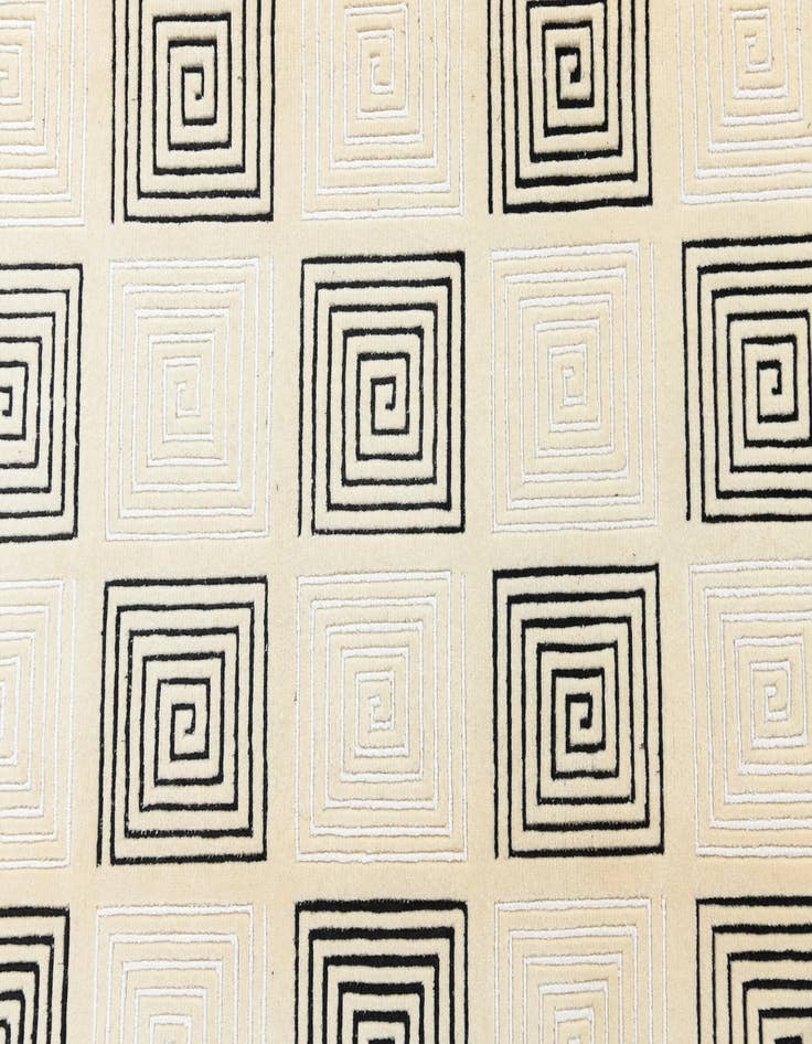 Detail image of 5' 7 x 8'  Hand Knotted Darya Wool Rug