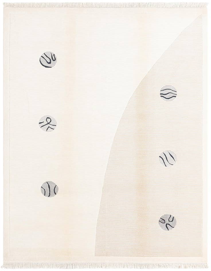 Detail image of 5' 6 x 7' 10 Hand Knotted Darya Wool Rug