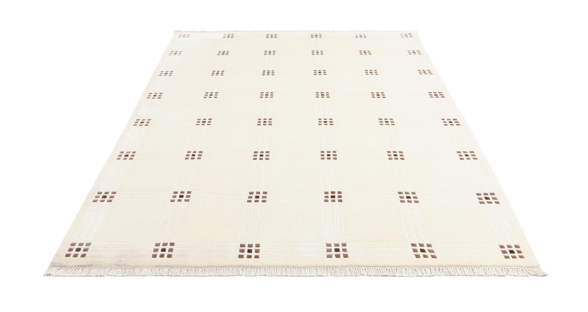 5' 8 x 8' Hand Knotted Darya Wool Rug