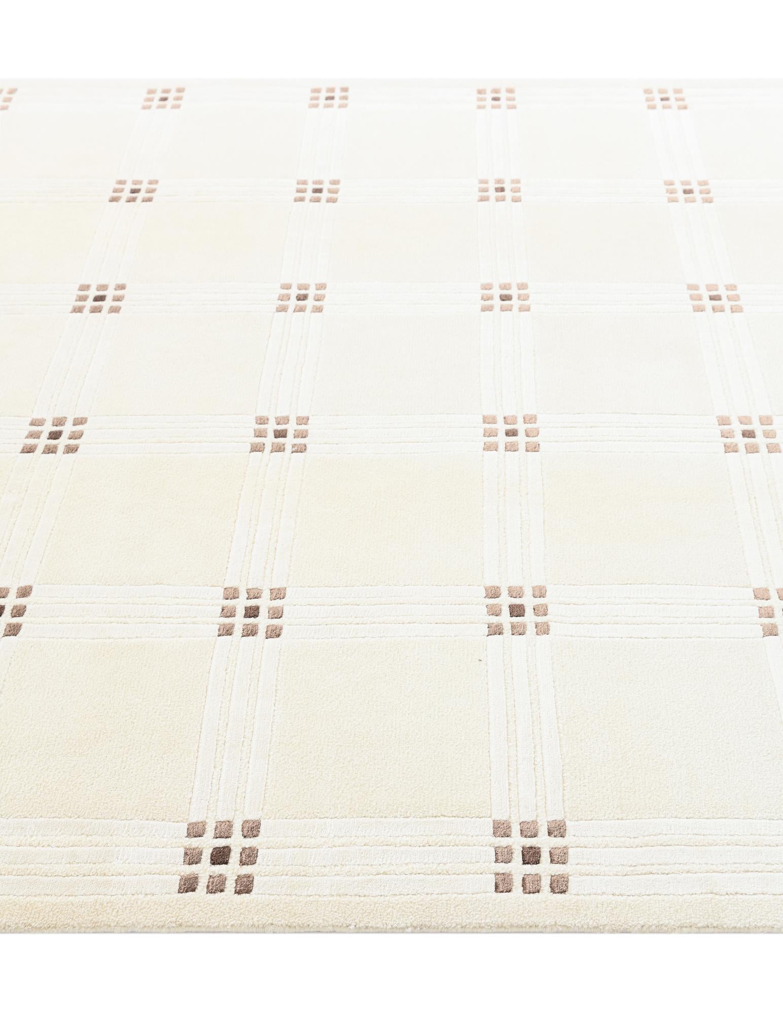 5' 8 x 8' Hand Knotted Darya Wool Rug