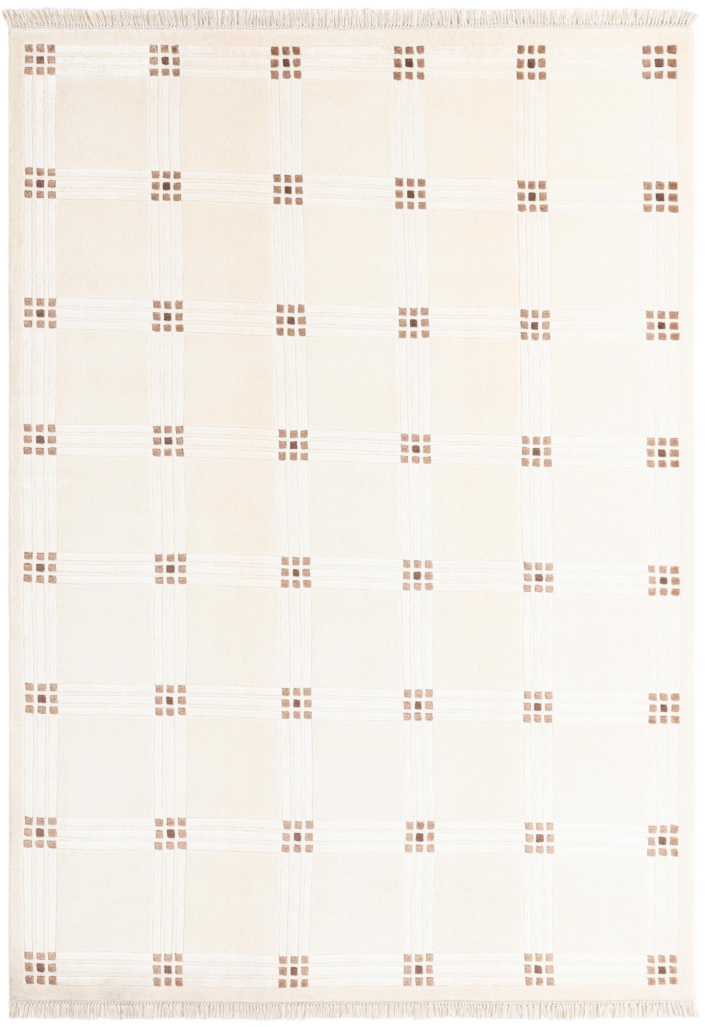 5' 8 x 8' Hand Knotted Darya Wool Rug