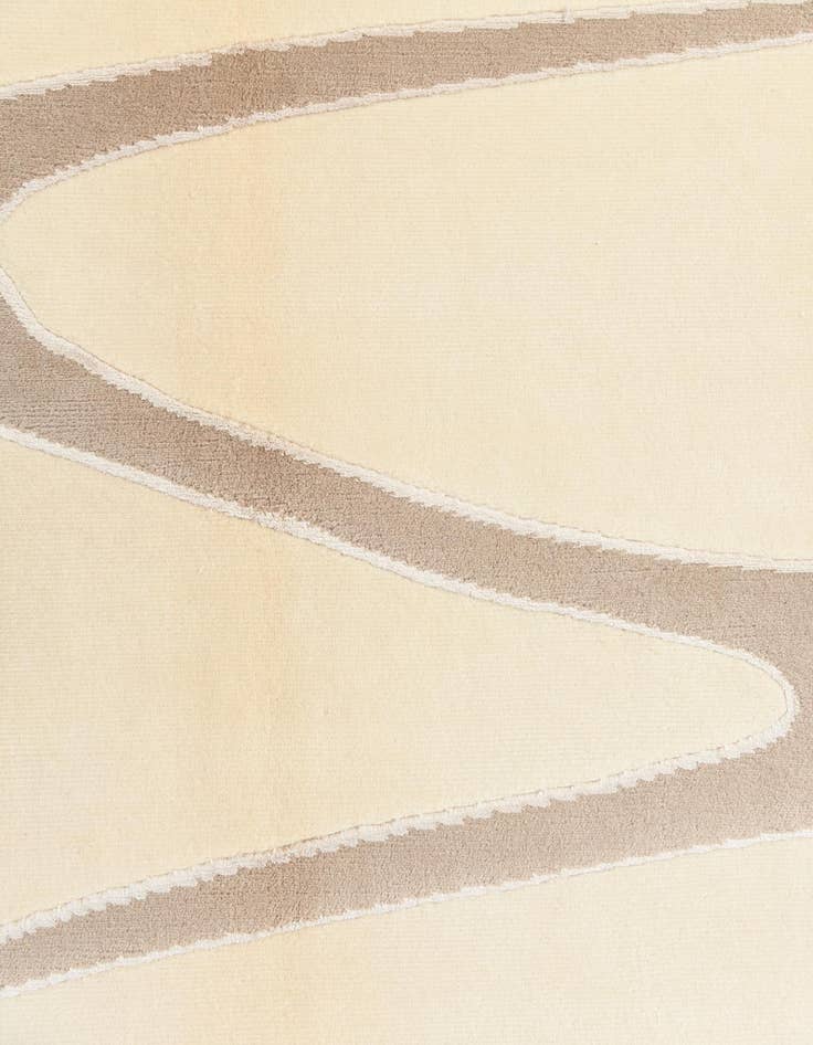 Detail image of 5' 8 x 8'  Hand Knotted Darya Wool Rug