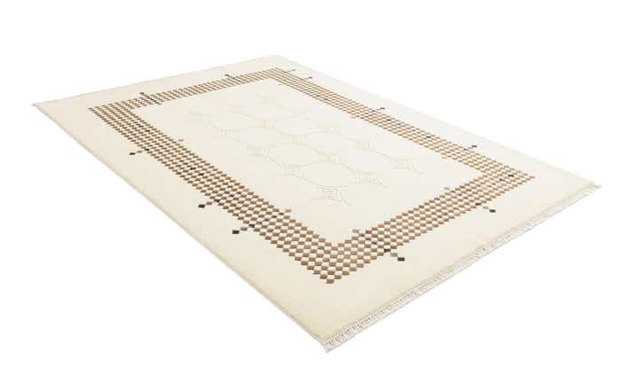 5' 7 x 7' 10 Hand Knotted Darya Wool Rug