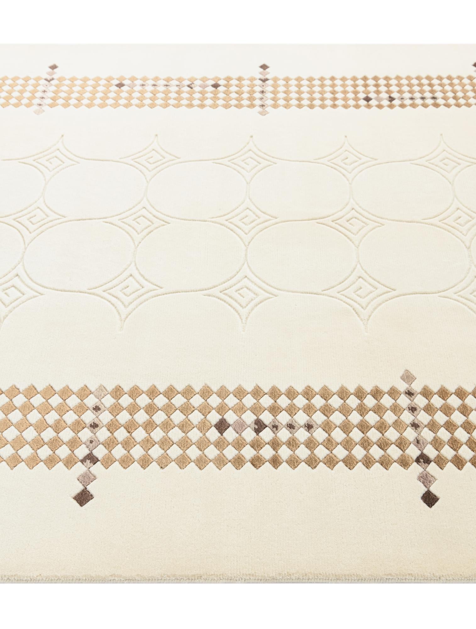 5' 7 x 7' 10 Hand Knotted Darya Wool Rug