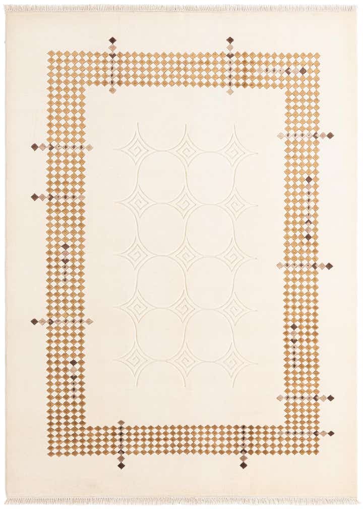 5' 7 x 7' 10 Hand Knotted Darya Wool Rug